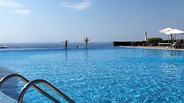 Kaliakria Infinity Pool Apartment Topola Exteriör bild